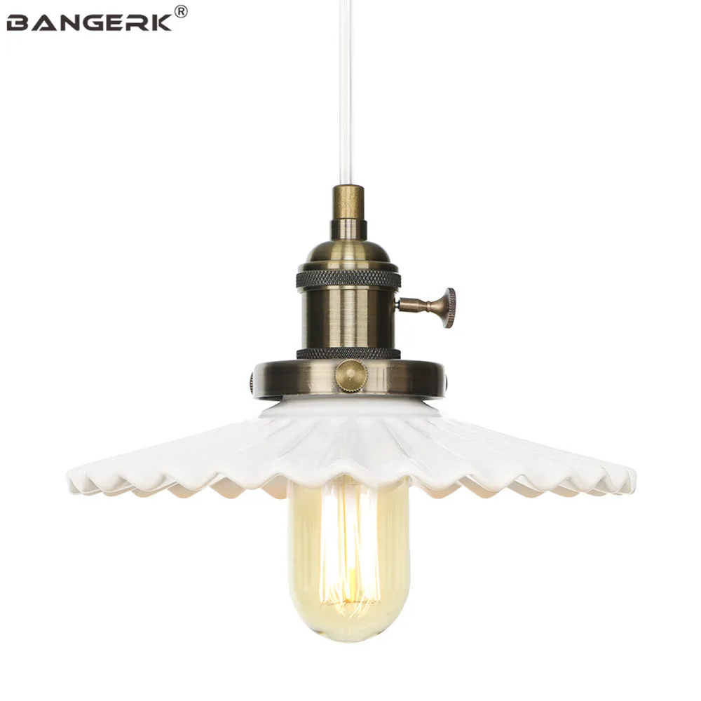 Антикварные керамические подвесные светильники Ретро Лофт Декор Эдисона