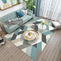 living room washable carpet autumn and winter abstract geometric stripes simple modern printing living room bedroom carpet