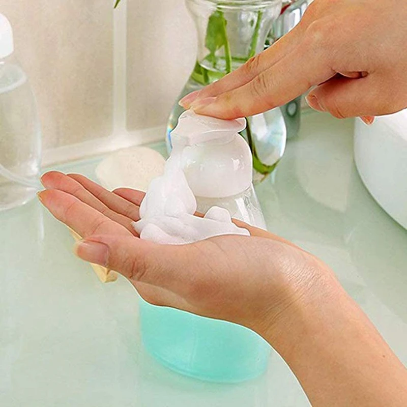 

8 Pack 300Ml/10Oz Foaming Soap Dispensers Clear Plastic Soap Dispenser Pump Bottles,Perfect on Bathroom Countertops
