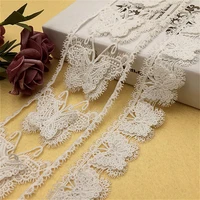 exquisite embroidery 3d butterfly milk silk lace stickers diy ladies clothing skirt coat headwear hat patches riverdale patch