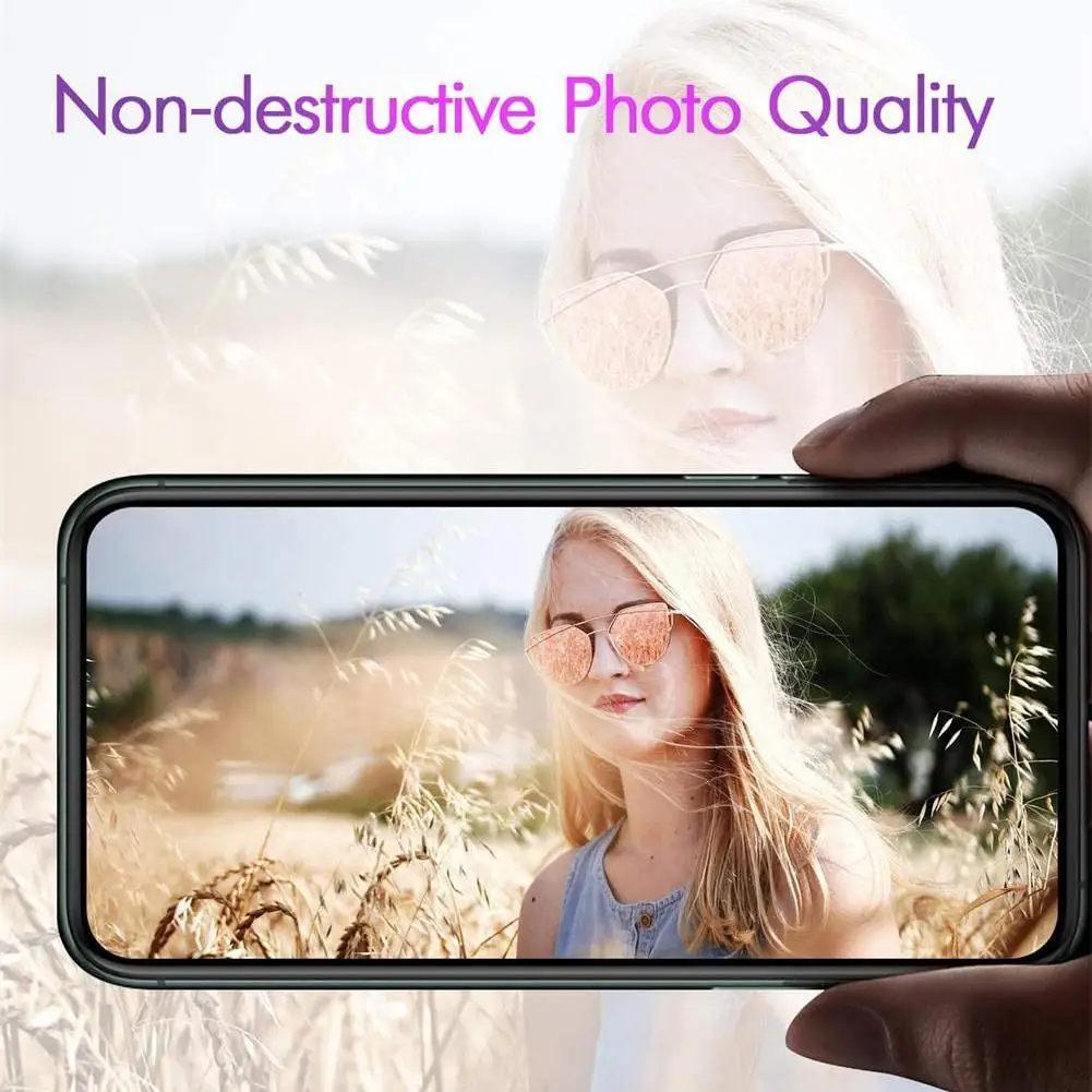 

3Pcs Phone Back Camera Lens Protective Ring Case Protector for iPhone 11 Pro Max