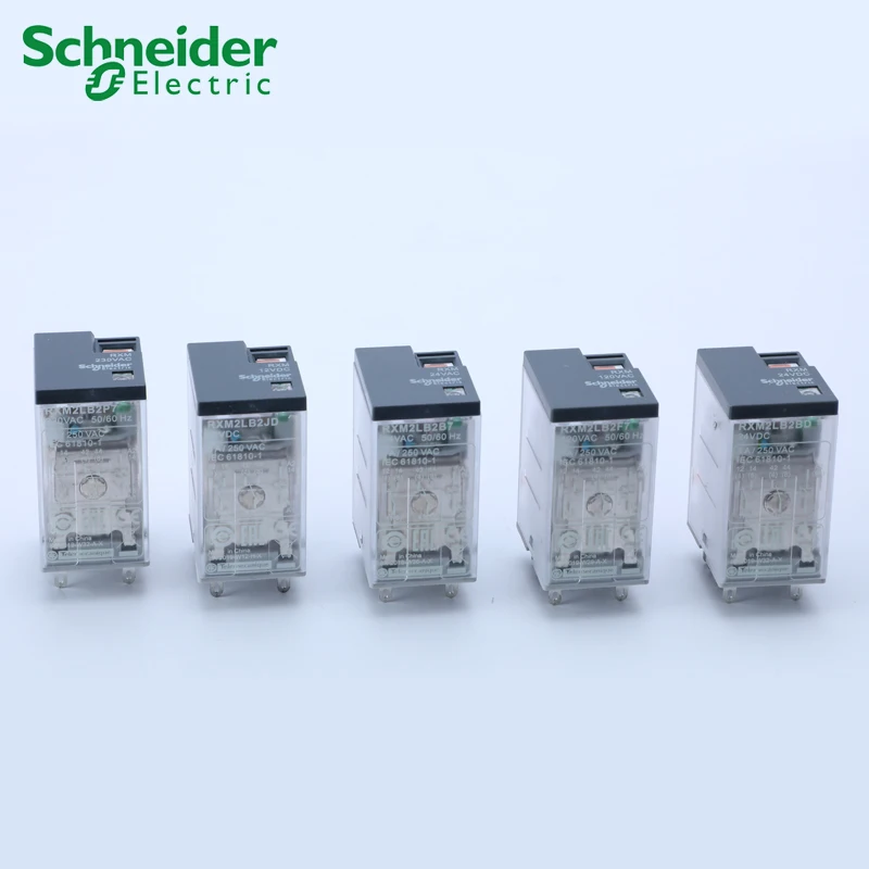 5pcs/lot Schneider Small Intermediate Power Relay 5A 8 pins 2 C/O RXM2LB2BD RXM2LB2P7 RXM2LB2B7 RXM2LB2F7 RXM2LB2JD | Обустройство