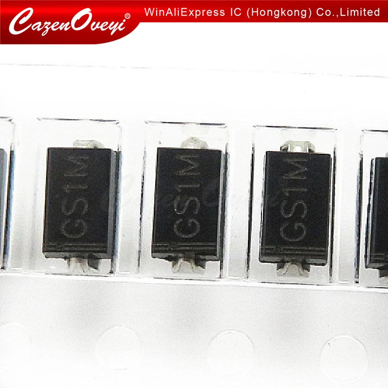 100 шт./лот SMD Выпрямитель Диод GS1M изготовление S1M SMA в наличии|Интегральные схемы| |