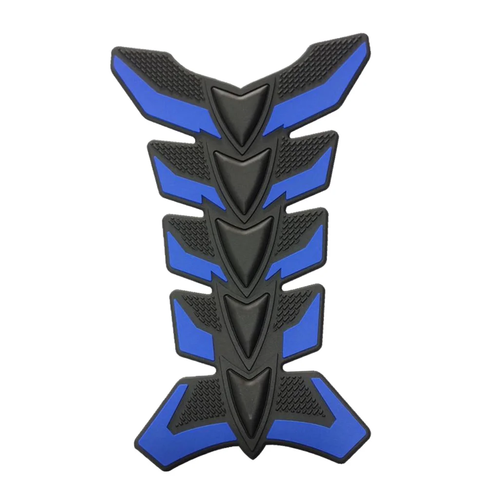 

Blue3D Rubber Fishbone Motorcycle Oil Gas Tank Pad Decal Sticker Decal
