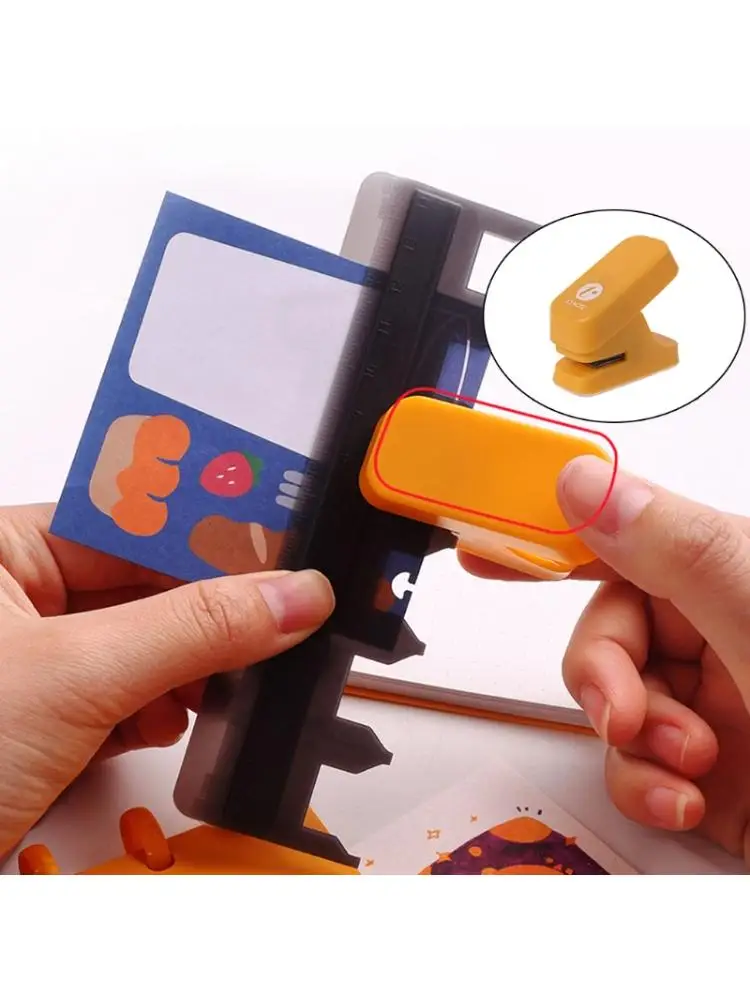 

G92E A6 A7 6 Hole Mushroom T-Shape Paper Craft Hole Punch DIY Scrapbooking Puncher Punch Loose-leaf Notebook