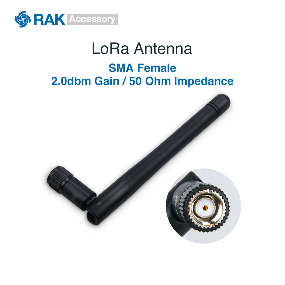2.0dbm усиление LoRa антенна Lorawan соединительный кабель SMA Гнездовой разъем 50 Ом