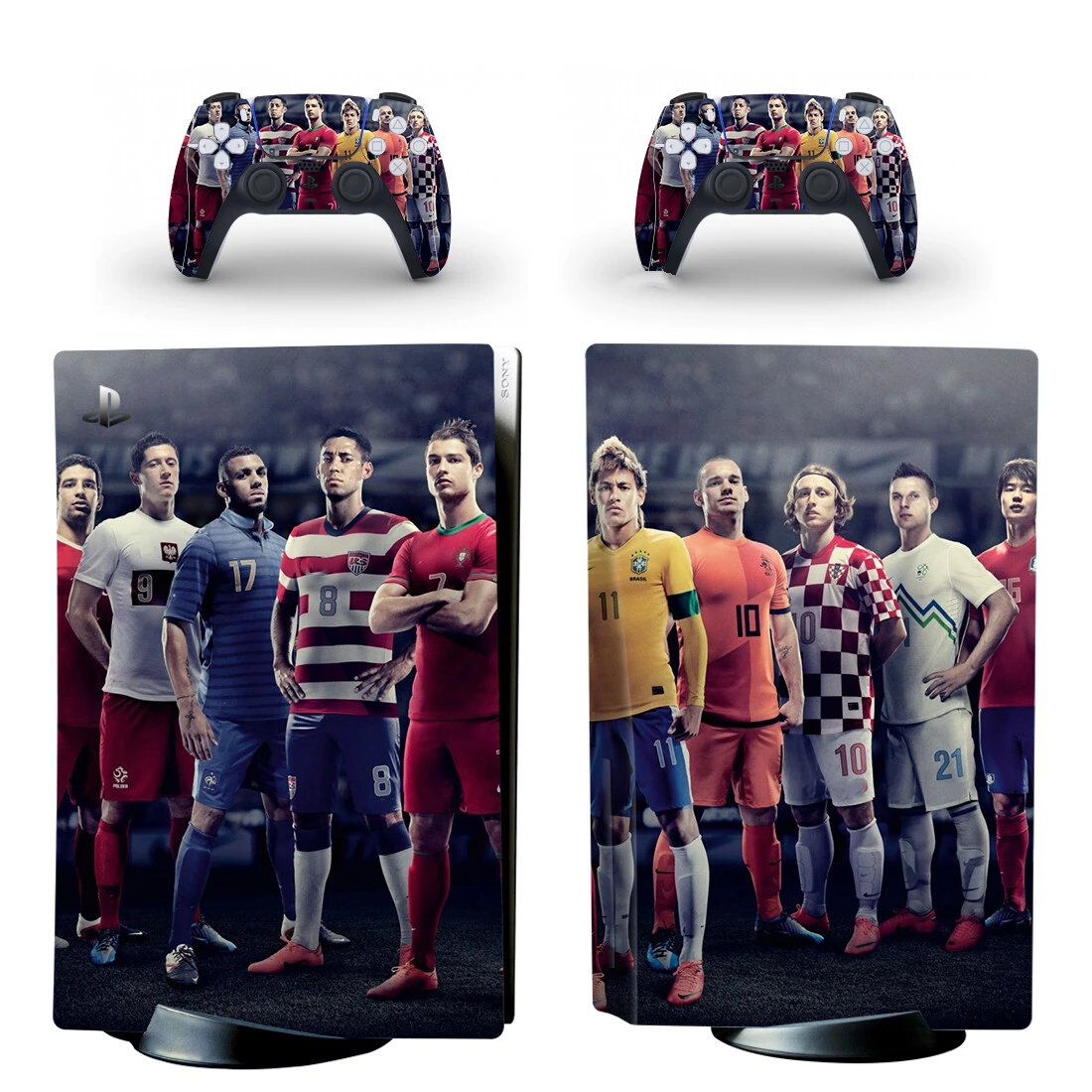 

Наклейка для консоли PlayStation 5 и 2 контроллеров PS5