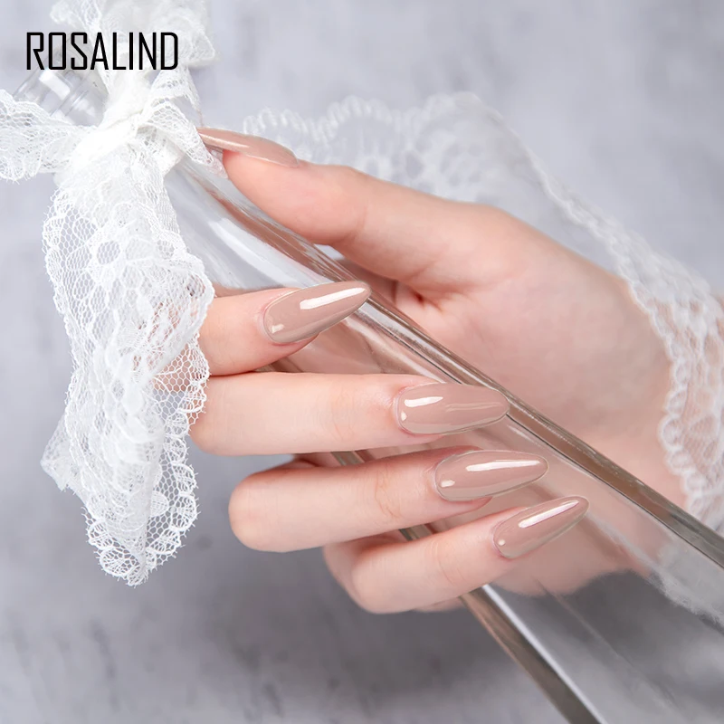 Гель-лак ROSALIND для дизайна ногтей 7 мл 58 цветов наклейки на ногти гель лак