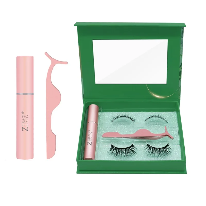 Новинка натуральные длинные магнитные накладные ресницы магнит жидкая подводка