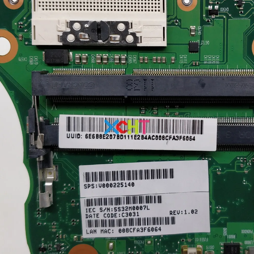 V000225140 MN10R 6050A2423501 MB A02 для Toshiba Satellite C650 C655 протестированная Материнская плата