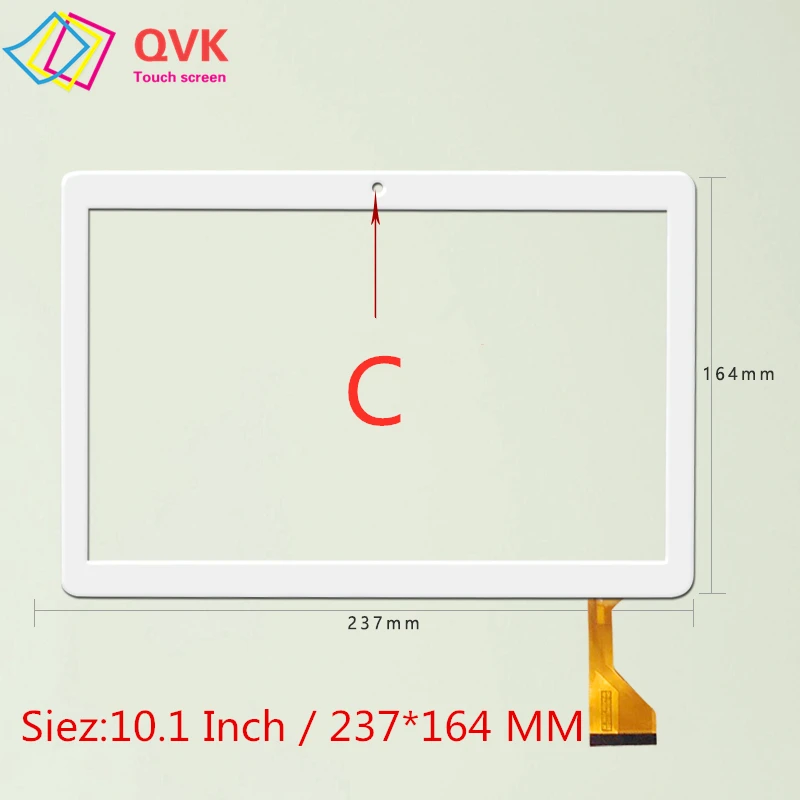 10.1 Inch Black touch screen for mediatek z960h Capacitive touch screen panel repair and replacement parts