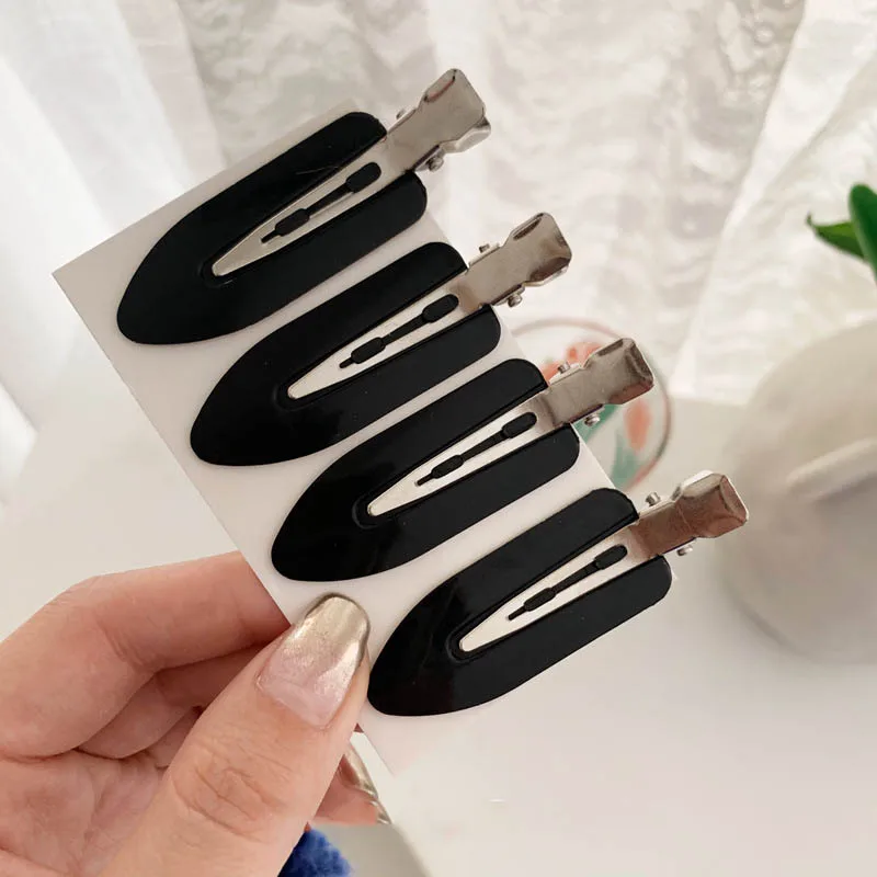 4 шт. бесшовные заколки для волос с челкой |