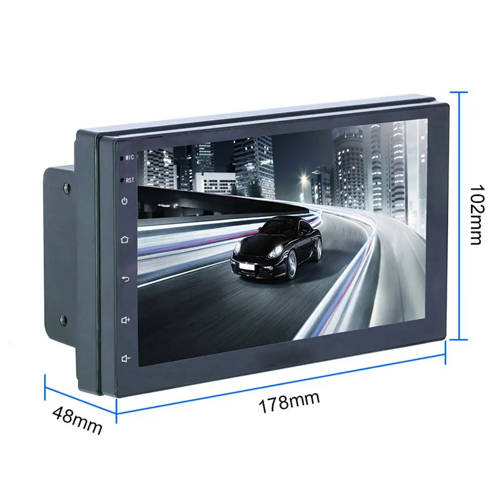 Автомобильный мультимедийный проигрыватель Mp5 Android 8 1 2 Din автомобильное радио