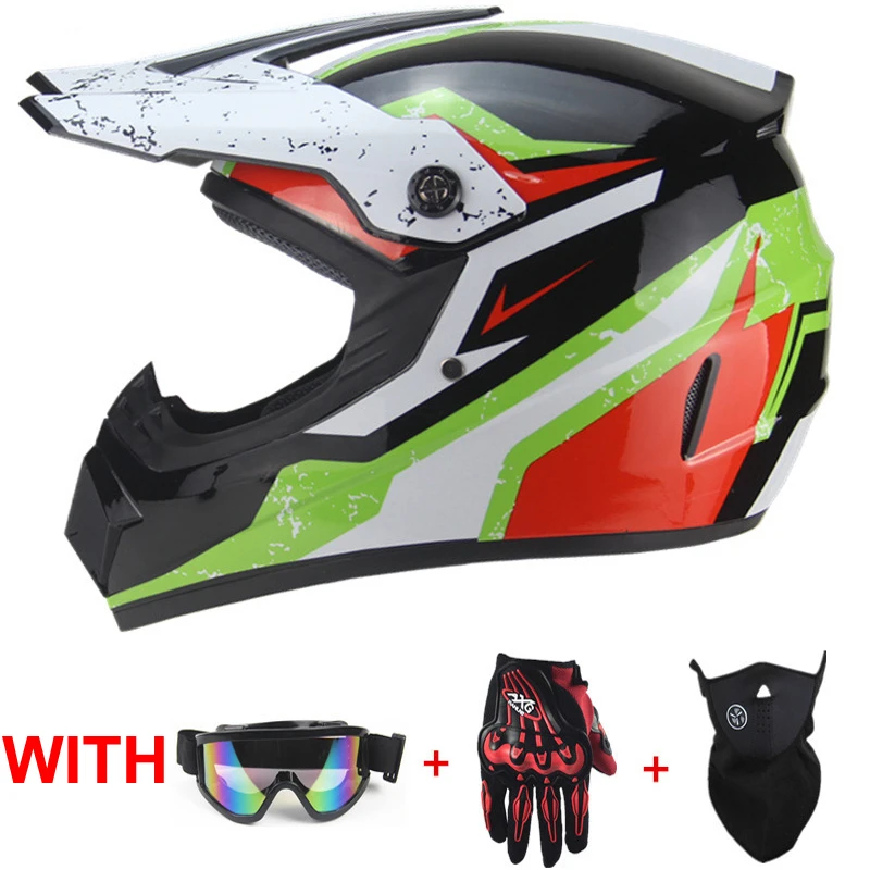 Шлем для езды по бездорожью мотоциклетный шлем с закрытым лицом гонок спуску