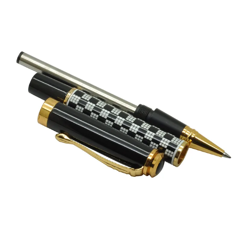 Шариковая ручка Jinhao 500 шариковая Роскошная золотая модель 0 7 мм черная заправка