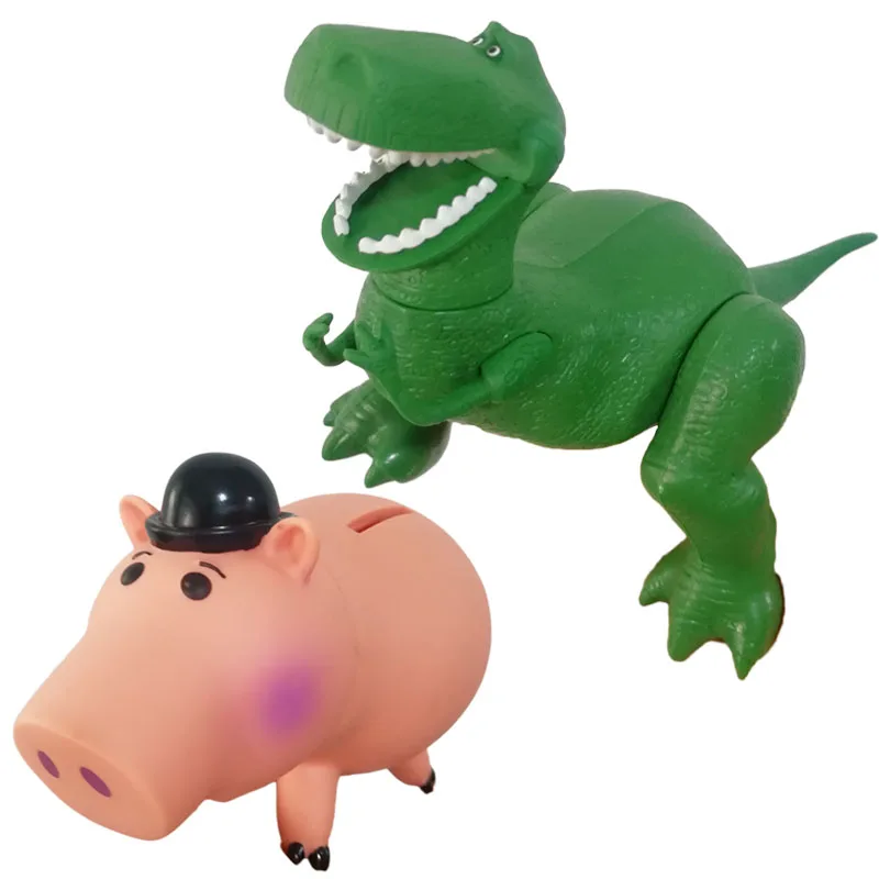 Toy Story Rex Зеленый Динозавр Хамм Копилка ПВХ Фигурки Модель Коллекция кукла подарок