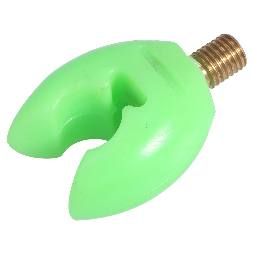 

3pcs Golw In Dark Plastic Fishing Rod Holder U-Head Road Rest Grips (Green) Made Of High Quality Material Durable And Stable