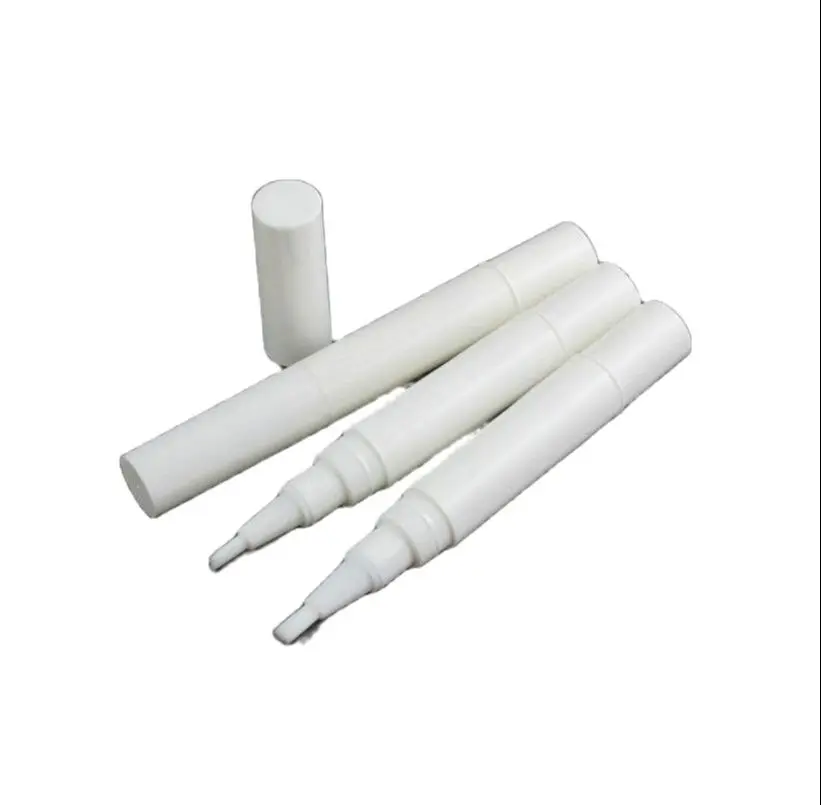 Белая пластиковая Косметическая ручка для блеска губ 5 мл бальзам тушь ресниц