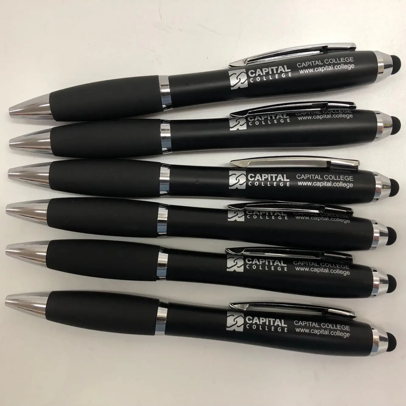 Ручка с логотипом высокого качества и сенсорным экраном черная ручка под заказ