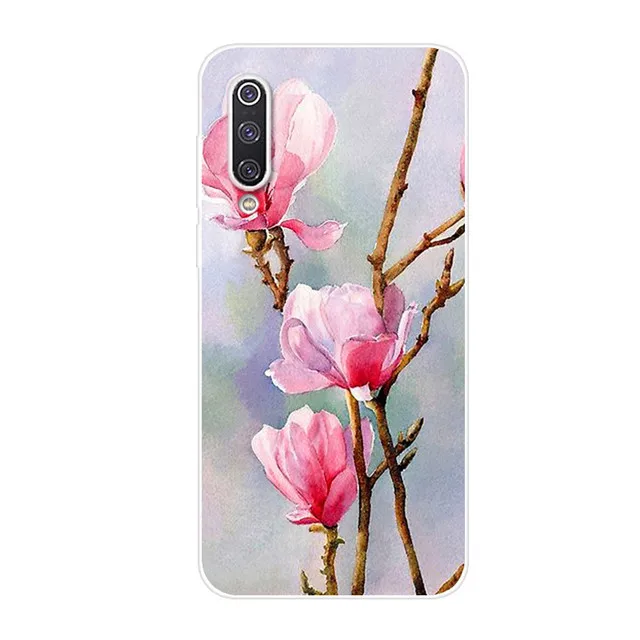 Для xiaomi mi a3 чехол мягкий силиконовый tpu чехол для телефона задняя крышка для xiaomi mi a3 чехол s Цветок FUNDA для xiaomi a3 a 3 mi A3 оболочка - Цвет: 57