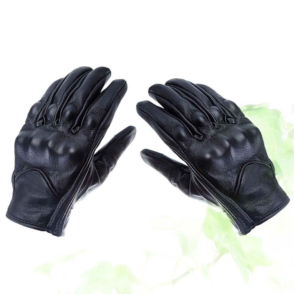 Зимние перчатки из натуральной кожи для сенсорных экранов теплые Утепленные