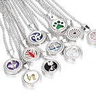 Древо жизни ароматерапия Цепочки и ожерелья с открытым диффузор для эфирных масел, Цепочки и ожерелья медальоны для парфюма Цепочки и ожерелья Ароматические украшения