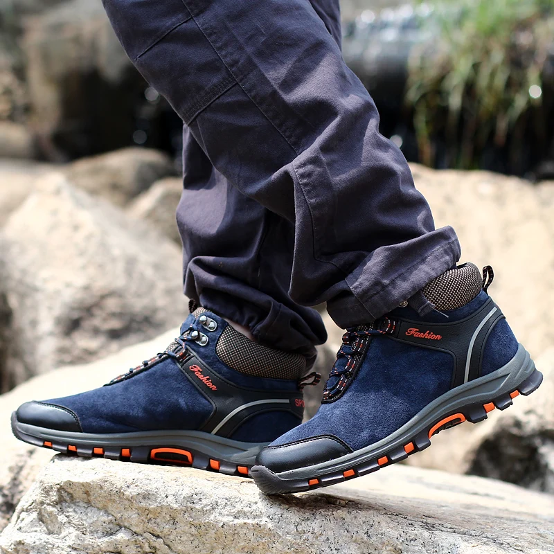 Уличные кроссовки мужские походные ботинки водонепроницаемые