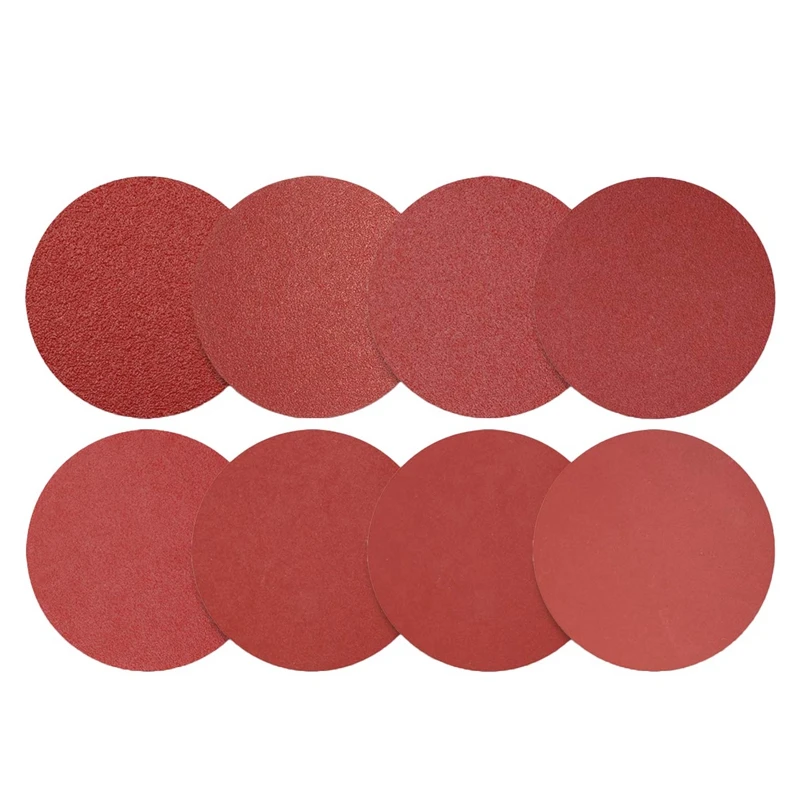 100 шт. 6-дюймовые шлифовальные диски PSA самоклеящаяся обратная сторона ассорти