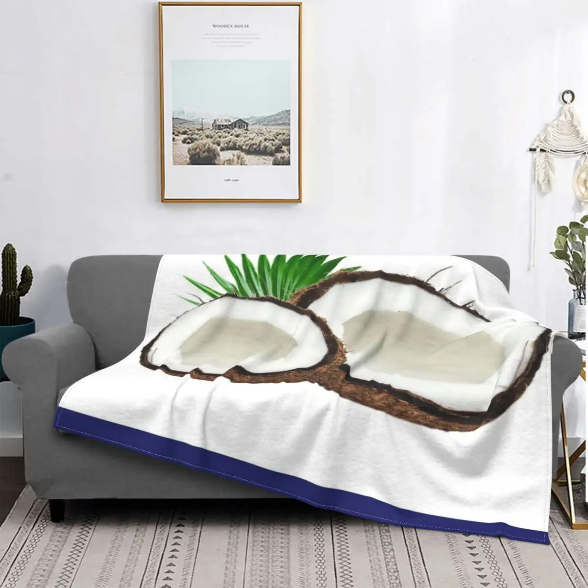 

Manta de coco, para cama colcha, edredones a quadros de Anime, manta de пикник, colcha, 220x240