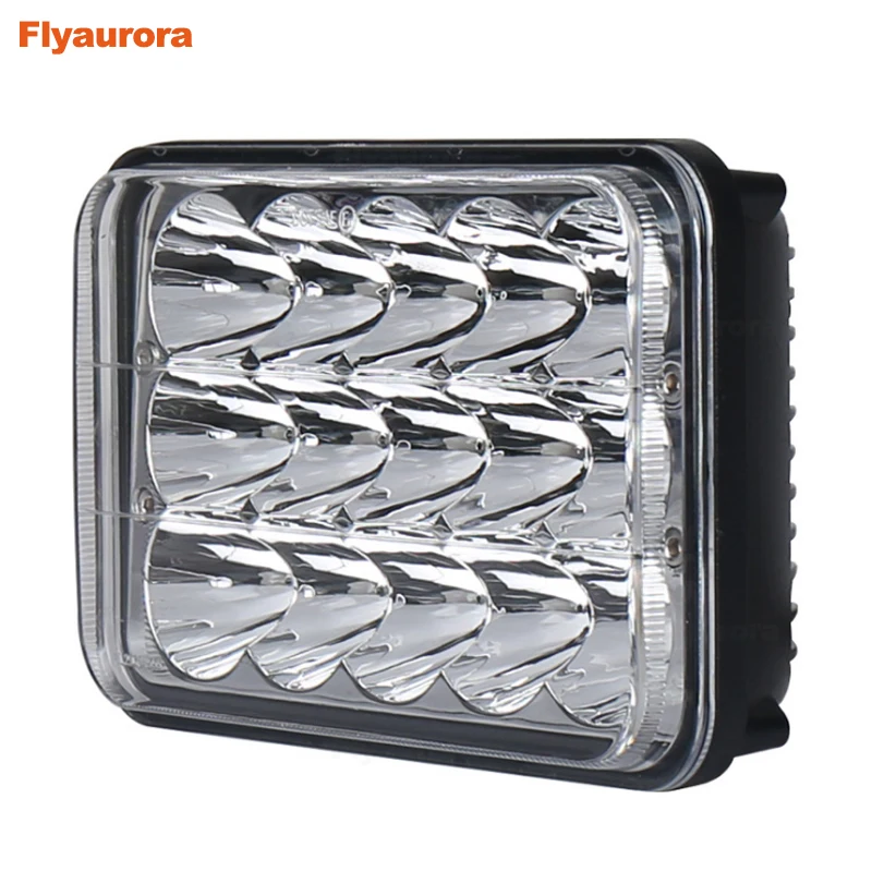 4x6 дюймов квадратная светодиодная фара высокая производительность защита от