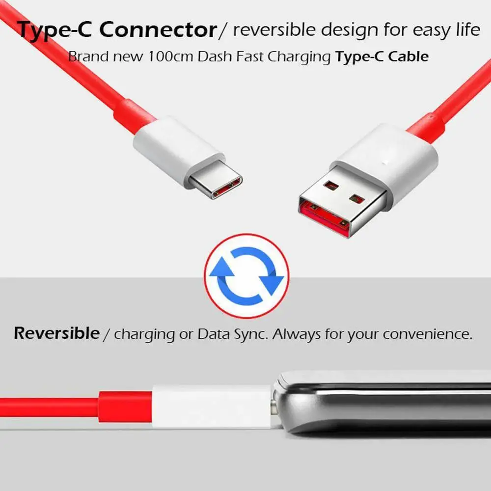 Зарядный кабель Usb Type C для Oneplus 6T красный зарядки и передачи данных 30/100/150 см one plus 6