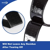 1 pair 20mm width hook and loop tape sticky back fastener roll black white adhesive multi sizes magic sticker tape