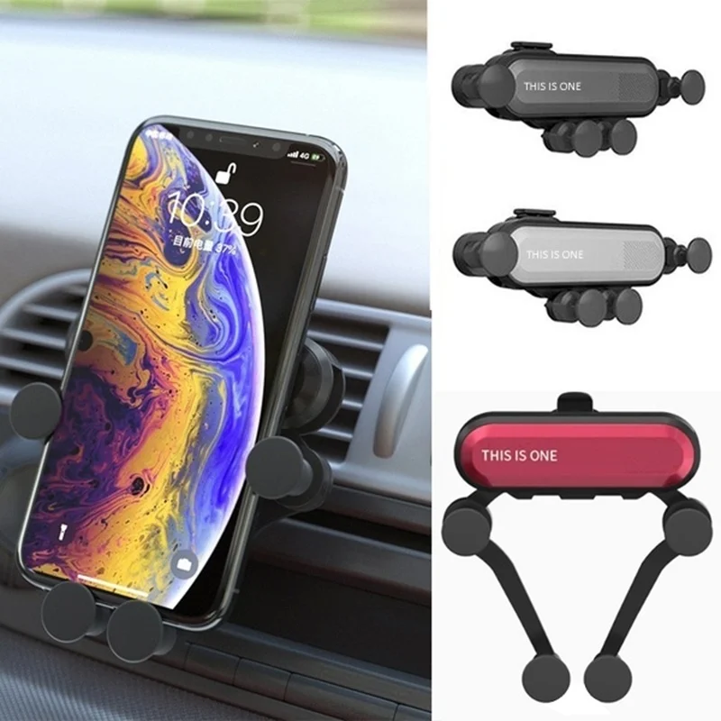 

Gravity Cell Phone Holder for Car Mount Air Vent Clip GPS Holder Stand Bracket No Magnetic Phone Holder Universal Car Bracket