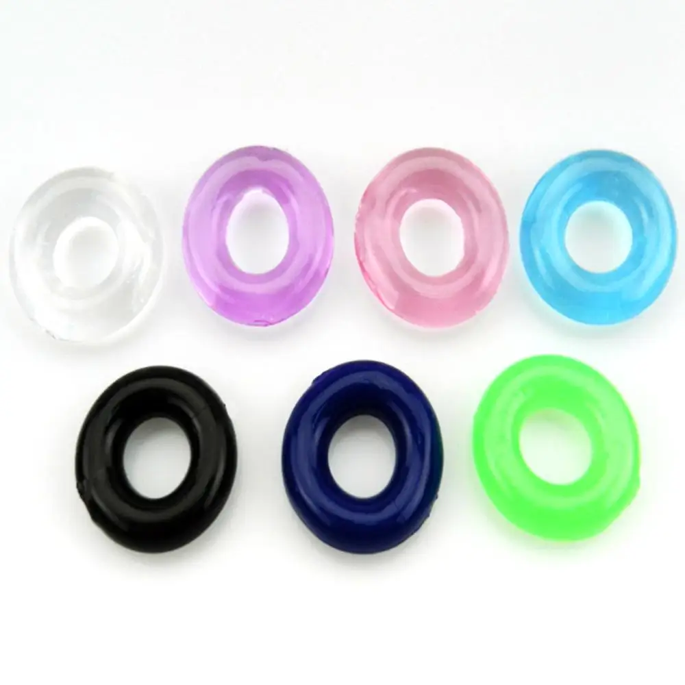 Random Penis Ring Big Dick Sex Toys For Man Products Delay Ejaculation Silicone Cock Rings Erotic Condom Sleeve Toy | Красота и