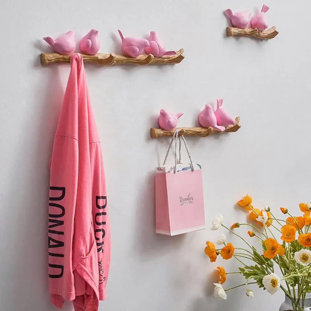 Новинка Настенный декор аксессуары для дома вешалка гостиной в виде птицы из