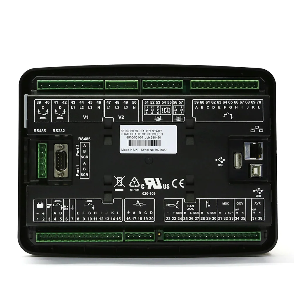 DSE8810 блок автозапуска Интеллектуальный графический цветной дисплей модуль управления нагрузкой