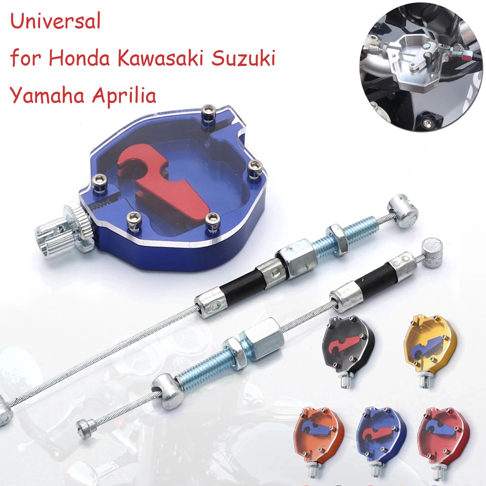 

Universal Motorcycle CNC Aluminum Stunt Clutch Lever Easy Pul Lever Replacement System for Honda Kawasaki Suzuki Yamaha Aprilia