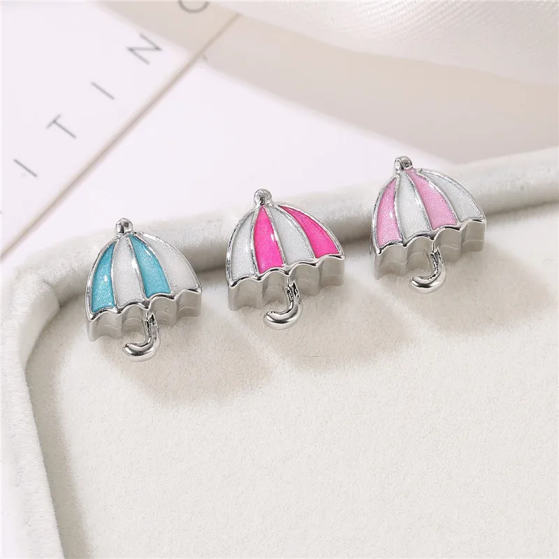 1 шт. Новый розовый кролик Божья коровка зонтик сумка кулон подходит для