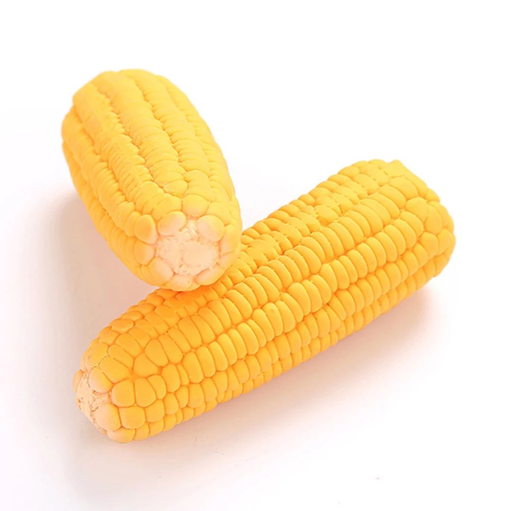 Игрушка-жевалка для собак и щенков из латекса в форме кукурузы