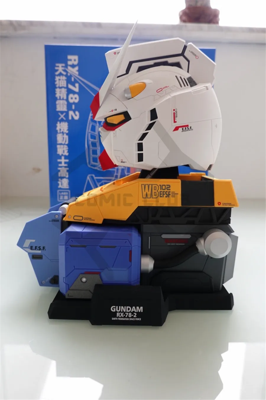 Комиксов клуб LABX E-MODEL модель Gundam 1:35 RX-78-2 воина гундама голова бюст игрушка в подарок фигурку