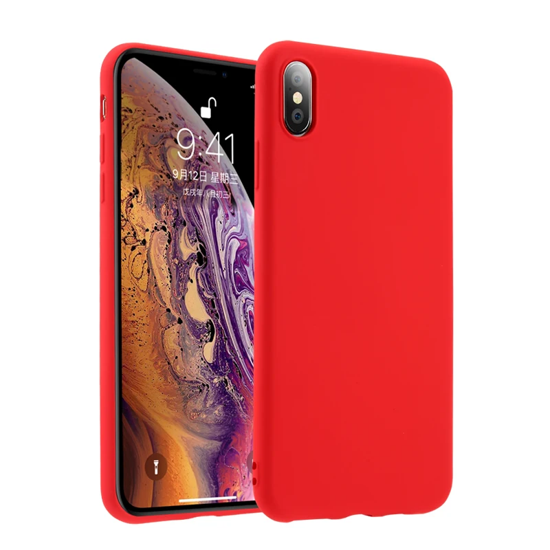 Роскошный оригинальный жидкий силиконовый чехол для телефона iphone 11 Pro Max Apple 6 6S Plus