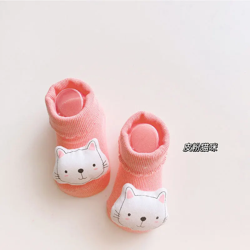 

Newborn Infant Socks Cute Cartoon Baby Socks Solid Color Pure Cotton Socks Doll Socks Children Breathable Comfortable Socks