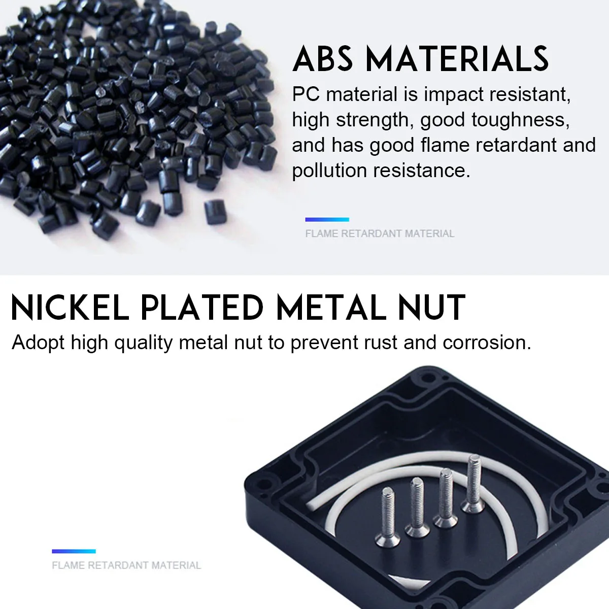 Водонепроницаемый черный корпус сделай сам для инструментов из АБС пластика