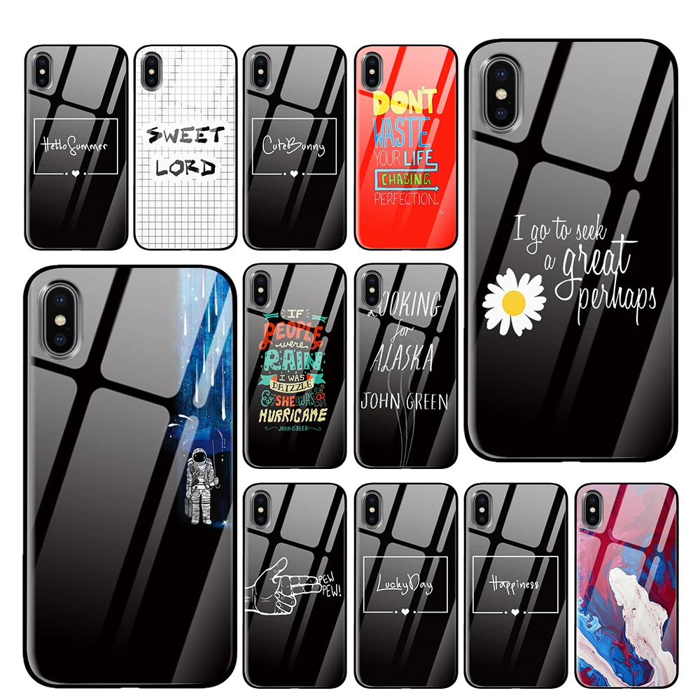 Роскошные Чехлы из закаленного стекла черного и белого цвета для samsung Galaxy S10 S8 S9 Plus