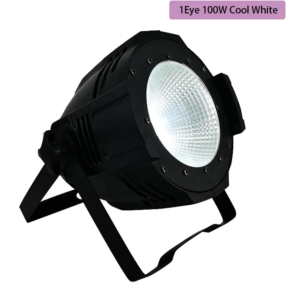 1Eye 100W Cool White 1 шт. 200 Вт COB Stgae светильник 4x100 Вт Led Blinder 100 Вт RGBWA UV 6в1/5в1/4в1/Холодный теплый белый DJ Par Точечный светильник для баров и театров - Цвет: 1Eye 100W Cool White