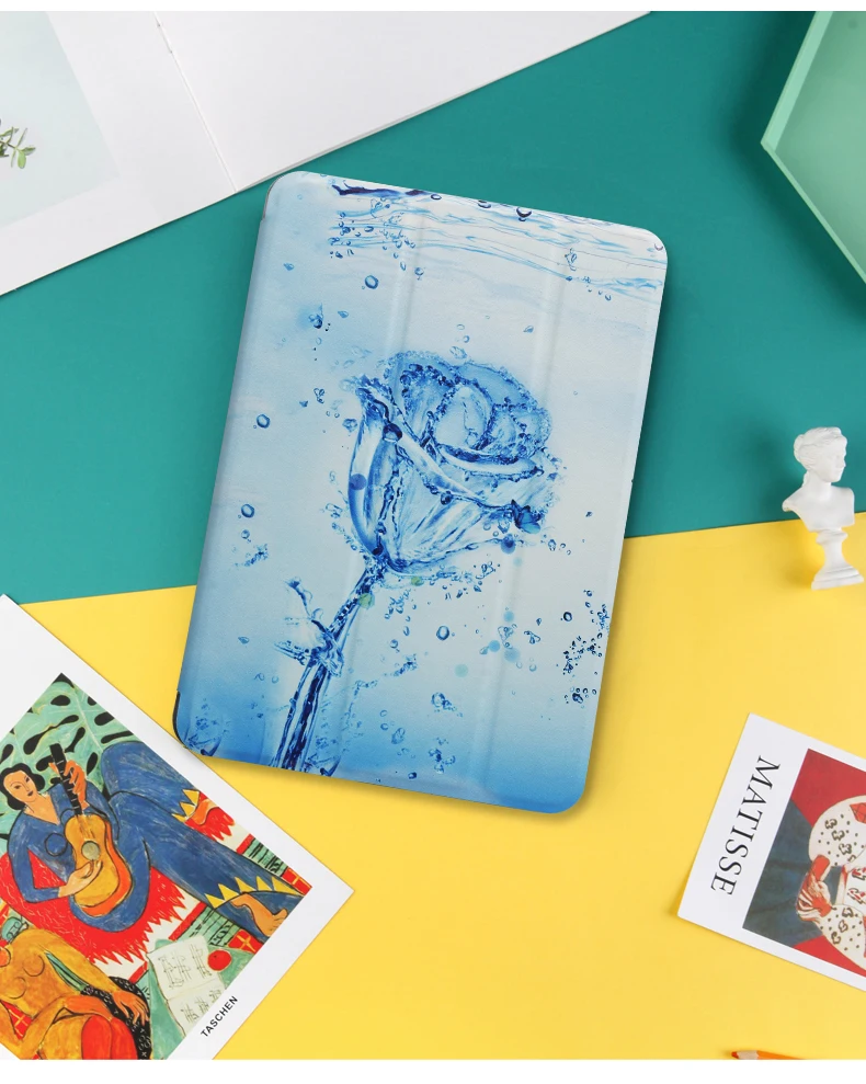 Для Apple iPad Air 3 air3 10,5 дюймов Чехол-книжка с рисунком из искусственной кожи чехол-книжка для iPad Pro 10,5 дюймов A1701 Smart Cover