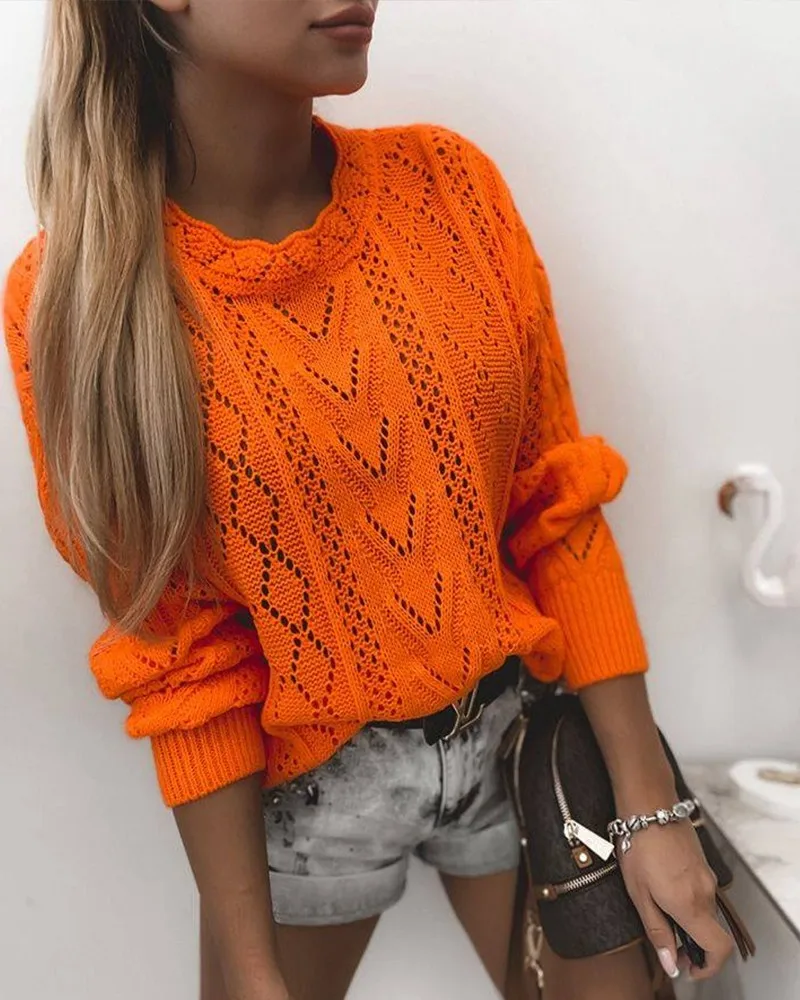 

Новинка 2021, шерстяной свитер в европейском и американском стиле с круглым вырезом и опущенными плечами