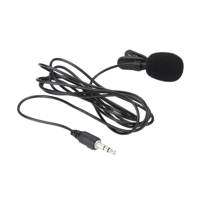 

Universal Portable Mini Microphone Headset Lapel Lavalier Clip 3.5mm Microphone for Speech Teaching Conference Guide Studio Mic