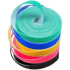 Многоразовые Кабельные ремни 5 метроврулон, кабельные стяжки, двухсторонняя крепежная лента на липучке, велкросы, нейлоновый шнур, органайзер для проводов, ремешок