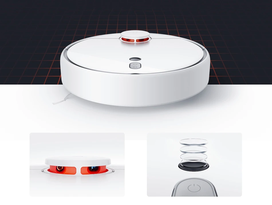 Автоматический робот-пылесос Xiaomi Mi 1S оригинальный умный пылесос для уборки дома